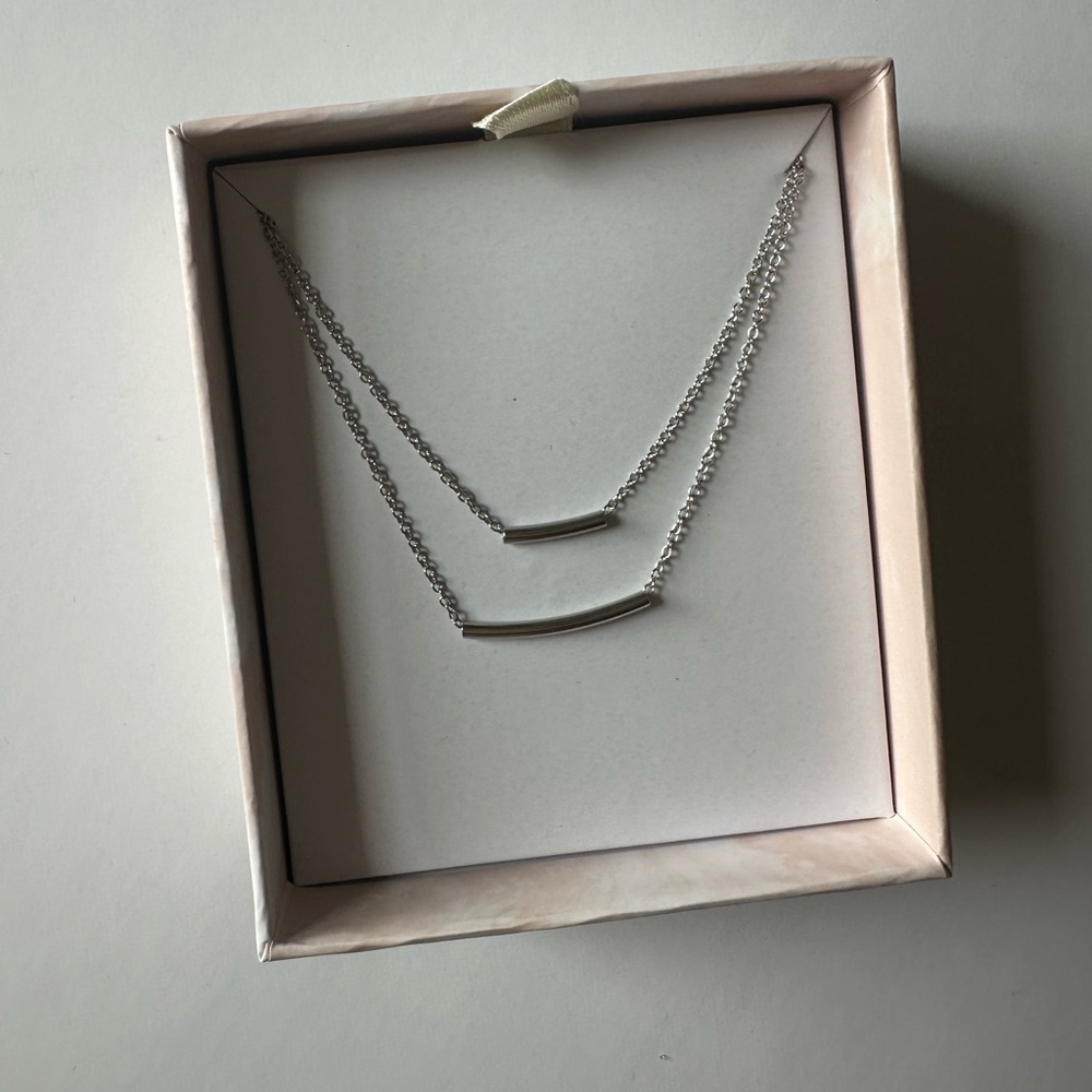 Summer & Rose Sterling Silver Layered Necklace